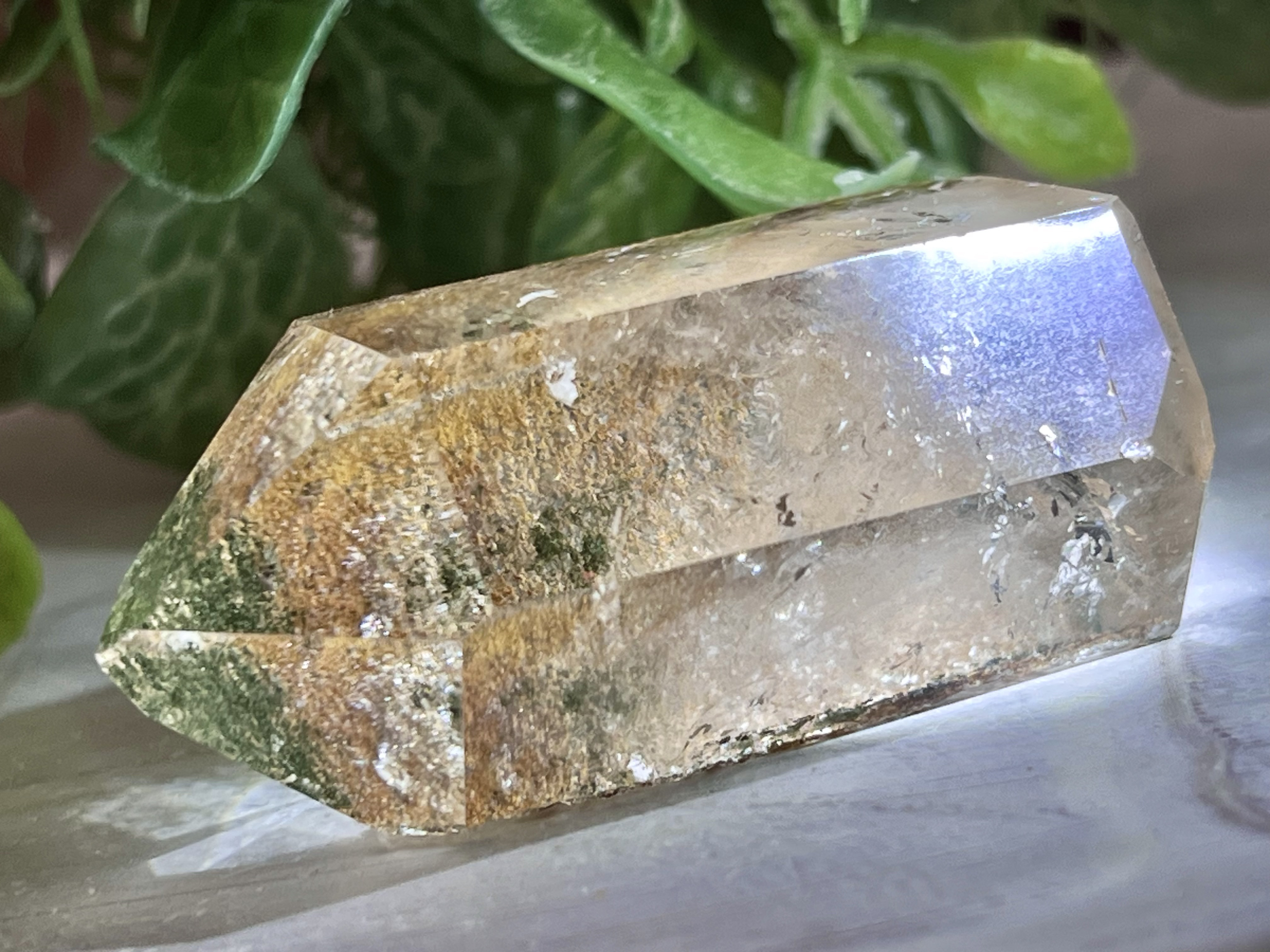 エンジェルブレッシング　ガーデンクォーツ　ポイント  水晶　クリスタル　原石