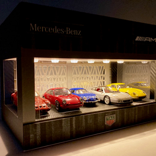 1/24〜1/64展示可・間接照明＆二重壁・ディスプレーBOX