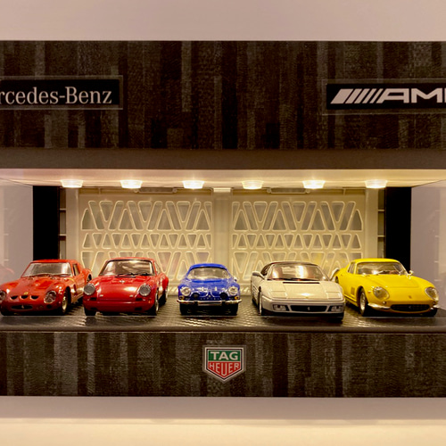 1/24〜1/64展示可・間接照明＆二重壁2・ディスプレーBOX・ネオジオラマ 1/24〜1/64展示可・間接照明＆二重壁・ディスプレーBOX