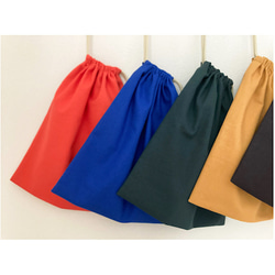 【カラーとサイズが選べる巾着袋】｜コップ袋｜給食袋｜体操着袋｜お着替え袋｜白衣袋｜入園入学グッズ 5枚目の画像