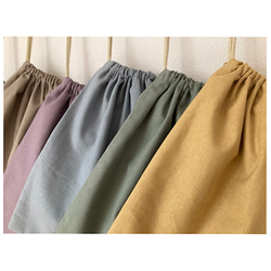 【カラーとサイズが選べる巾着袋】｜コップ袋｜給食袋｜体操着袋｜お着替え袋｜白衣袋｜入園入学グッズ 10枚目の画像