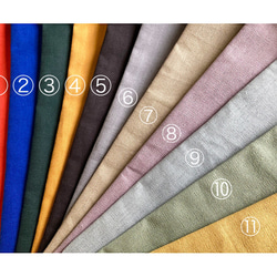 【カラーとサイズが選べる巾着袋】｜コップ袋｜給食袋｜体操着袋｜お着替え袋｜白衣袋｜入園入学グッズ 12枚目の画像