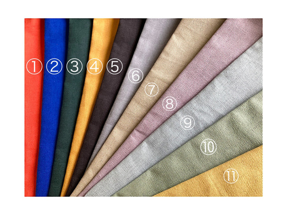 【カラーとサイズが選べる巾着袋】｜コップ袋｜給食袋｜体操着袋｜お着替え袋｜白衣袋｜入園入学グッズ 12枚目の画像