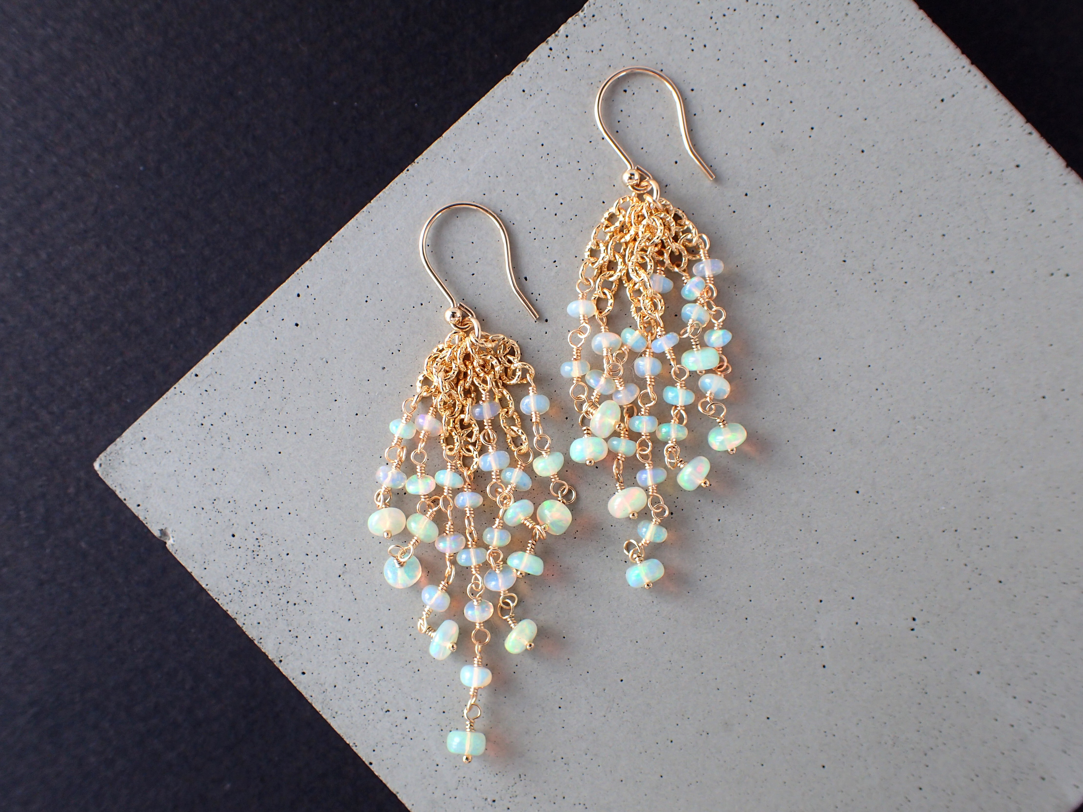 14kgf＊小粒オパール＊ピアス