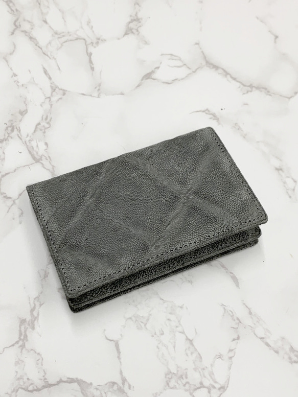 日本製 エレファント 上質 カードケース 象革 名刺入れ パス入れ