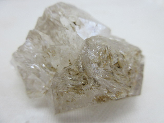 No.CR-327　天然石　原石　エレスチャル　ウィンドゥクォーツ　44ｇ