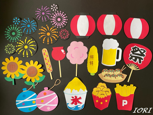 hnicgページ  壁面飾り 夏祭り おうち縁日 花火大会 出店 POP hnicg様専用ページ 壁面飾り 夏祭り おうち縁日 花火大会 出店