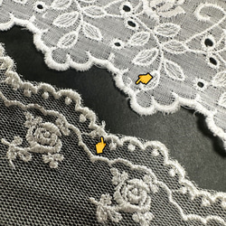 NEW ◆ 2m×8点 ◆ 訳ありレースの福袋 / ホワイト系 ◆ lace-No,193 9枚目の画像