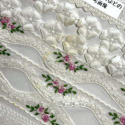 NEW ◆ 2m×8点 ◆ 訳ありレースの福袋 / ホワイト系 ◆ lace-No,193 12枚目の画像
