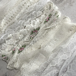 NEW ◆ 2m×8点 ◆ 訳ありレースの福袋 / ホワイト系 ◆ lace-No,193 14枚目の画像