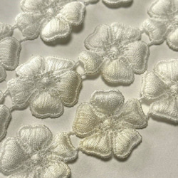 NEW ◆ 2m×8点 ◆ 訳ありレースの福袋 / ホワイト系 ◆ lace-No,193 8枚目の画像