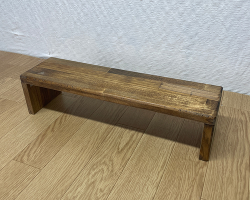 木製　ハンドメイド　オーダー　コの字　踏み台　框　ディスプレイ台ラック棚シェルフ 木のフレームラック』オーダーメイド木製シェルフ《ディスプレイ棚 棚・シェルフ・ラック