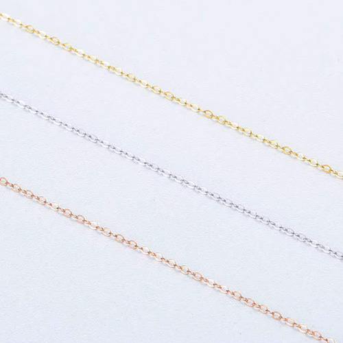 ✨️ ⓚⓞⓡネックレス のみAu750✨️ K18K14 K18ネックレスチェーンau750あずきチェーン40/45cm長さ