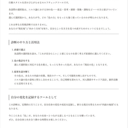 【解説書】ニルス色彩診断 3枚目の画像