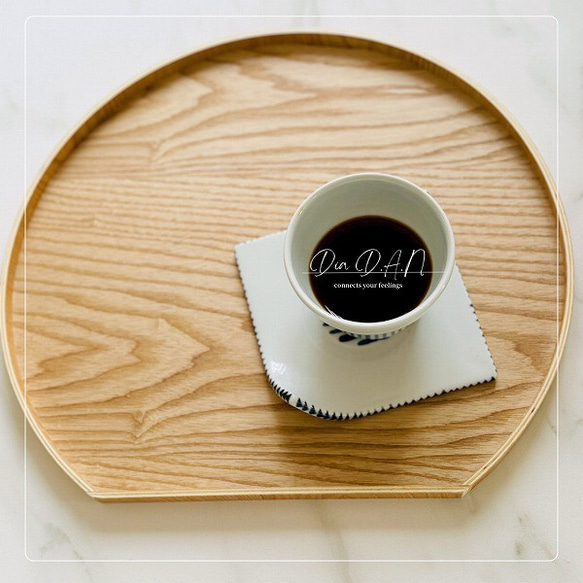 【半月お盆２枚セット】お盆 トレー 木製 半月膳 名入れ 半月盆 彫刻 ウッドトレー お食い初め お食い初めプレート 16枚目の画像