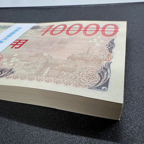 ダミー紙幣100万円札束　100枚すべて印刷　金融機関共通帯封　3束　新品 ダミー紙幣100万円札束 100枚すべて印刷 金融機関共通帯封 1束