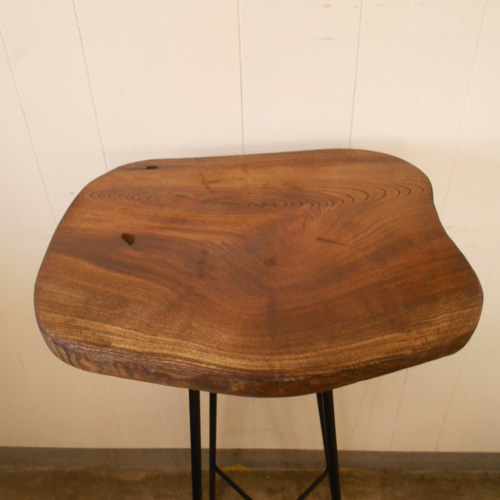 けやき ひとりカフェテーブル・イスセット09-06 （テーブル高さ87