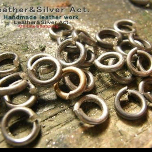 シルバー925 山切り 丸カン S ネックレス ペンダント チャーム