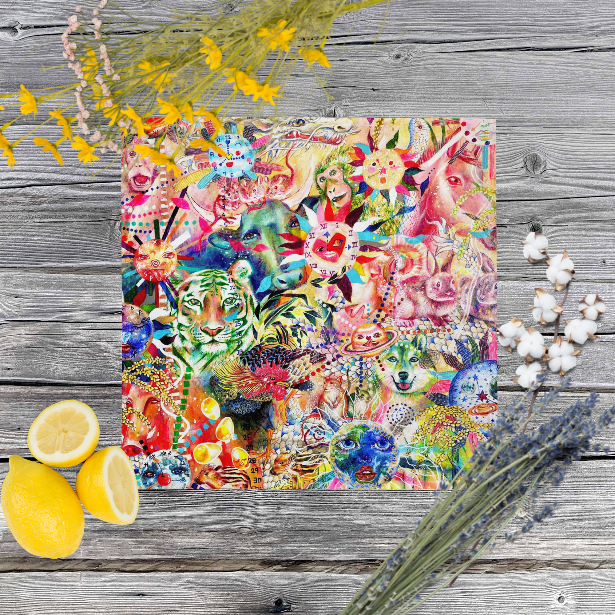 十二支ルーブル ★バンダナorハンカチ★送料込