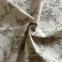 輸入コットンファブリック トルソー柄 アンティーク調デザイン