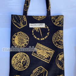 専用品　ぺたんこトートバッグ•ミニバック•ショルダー紐　ハンドメイド 専用品 ぺたんこトートバッグ•ミニ財布ストラップ付き