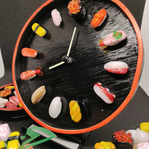 【美品】寿司時計 元祖食品サンプル屋「寿司時計」