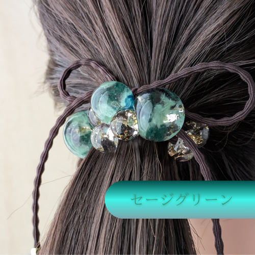 メグえもん様お取り置き№2206 ラウンド型ビジューレジンヘアゴム メグえもん様お取り置き№3306 ラウンド型ビジューレジンヘアゴム