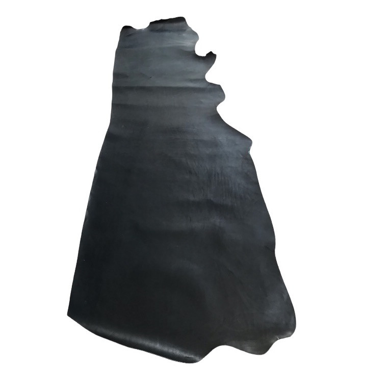 フルベジタブル ヌメ革 ブラック 130ds〜209ds ※大きさ選べます　厚さ1.7〜1.9mm