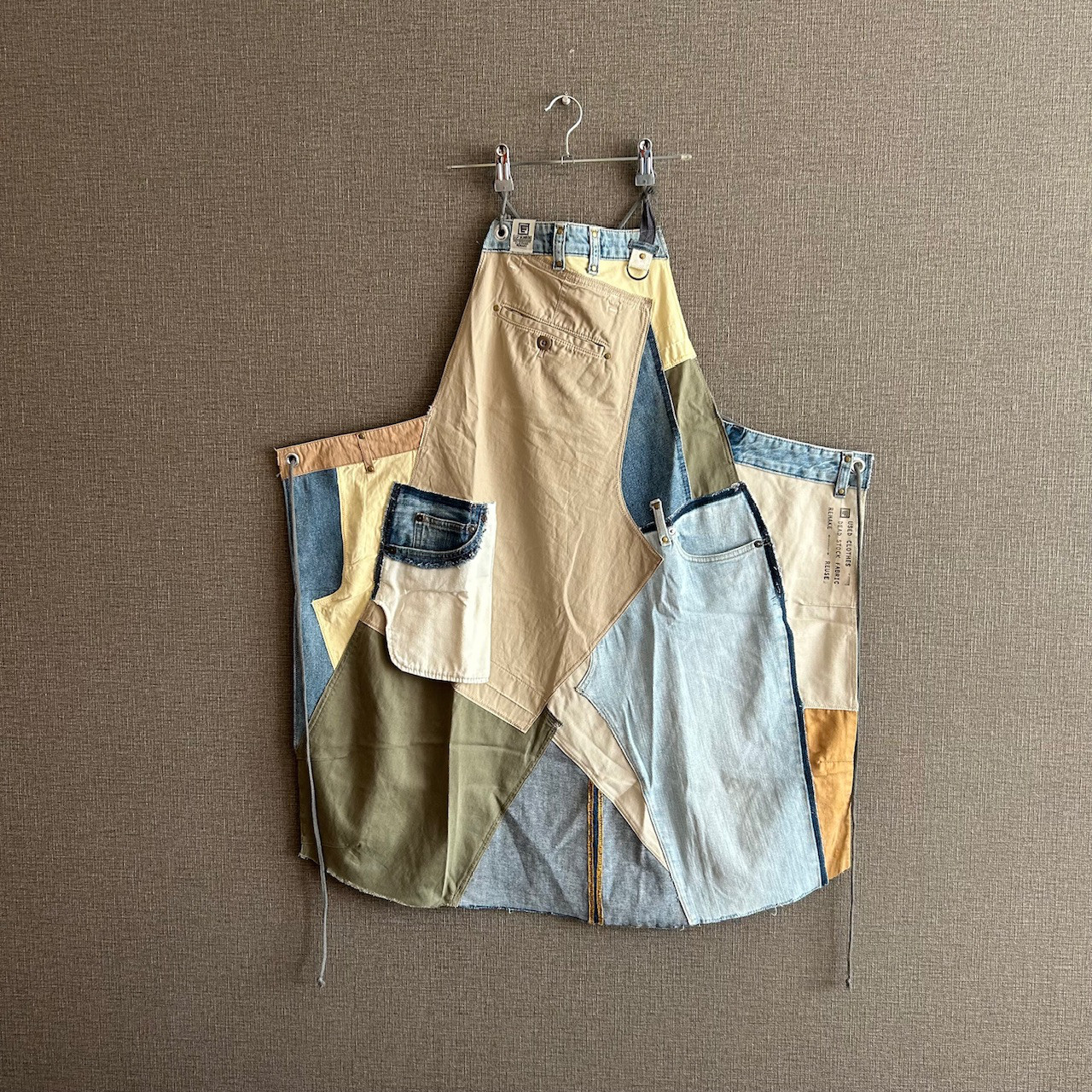 EASYSKANKING リメイクエプロン　ワークエプロン