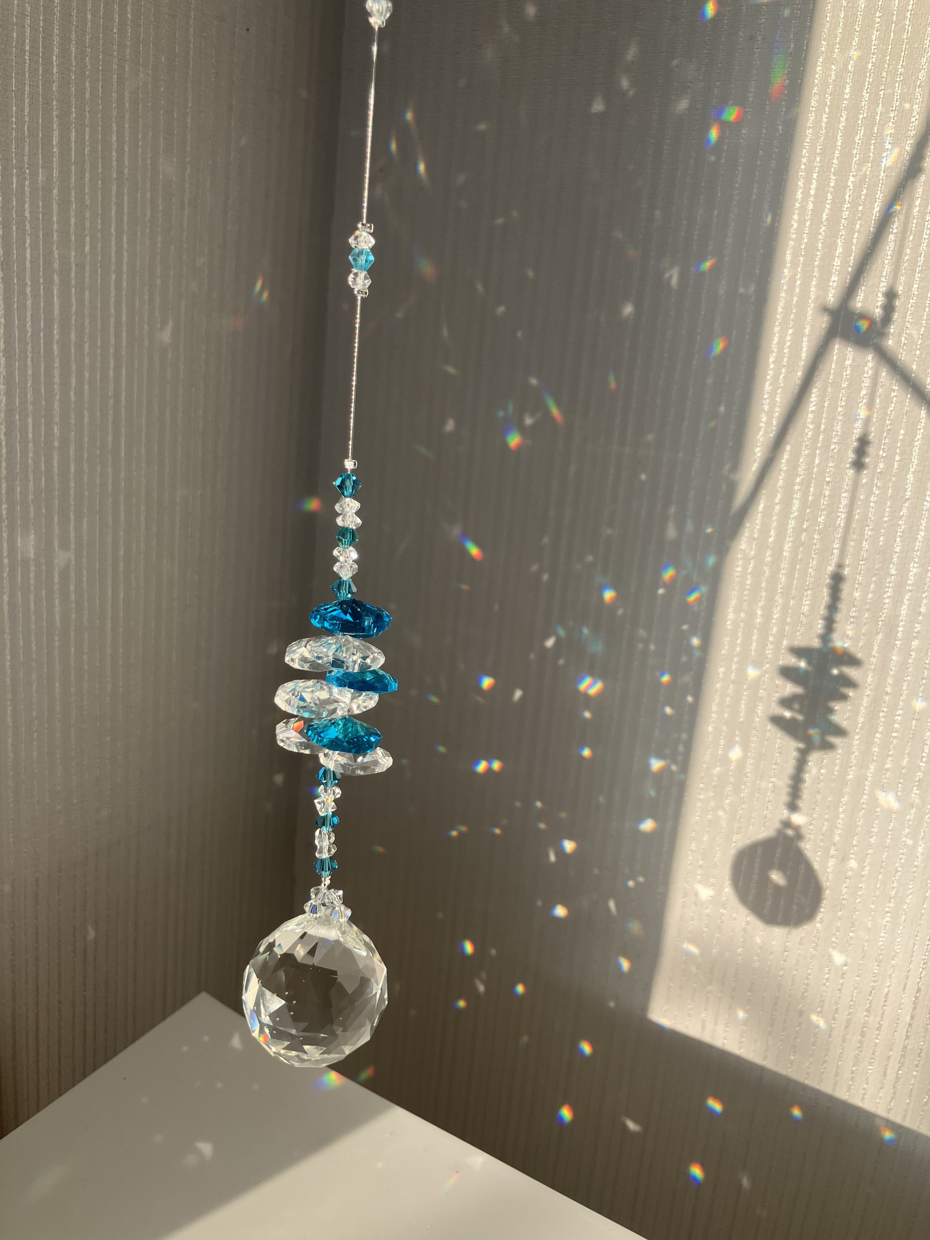 ☆aki☆5点お纏めページ✩.*˚サンキャッチャー サンキャッチャー ブルー（各色あり） サンキャッチャー