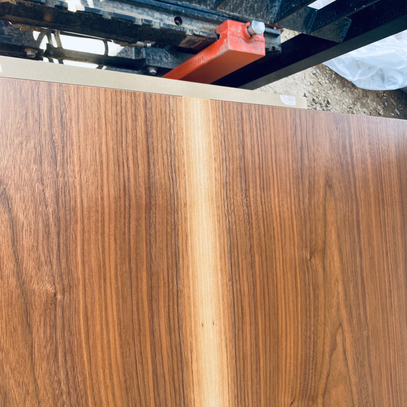 リビングテーブルウォールナット折りたたみ脚120日本製 3枚目の画像