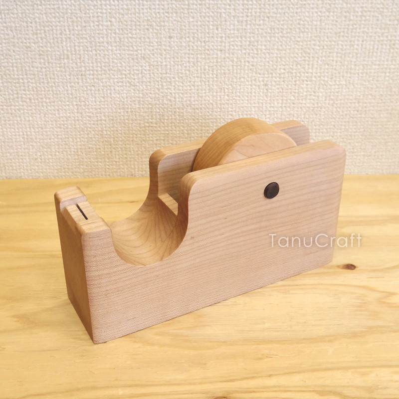 木製テープカッター　■イタヤカエデ■　★一点もの★