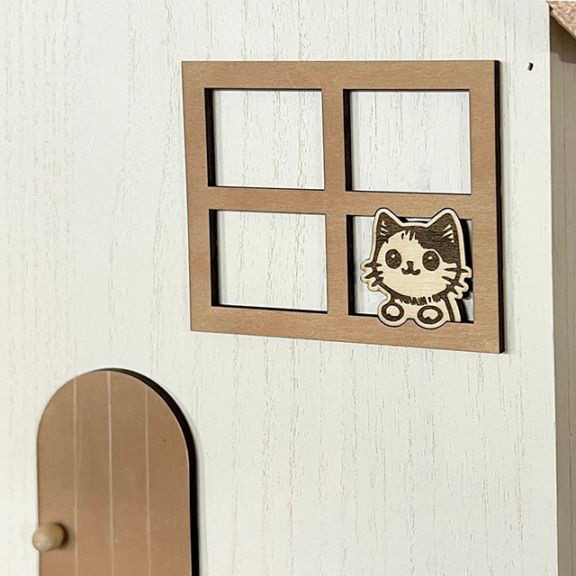 かわいい！ おうち型ダストボックス 6L 猫とブタ BREA-1400-8-P