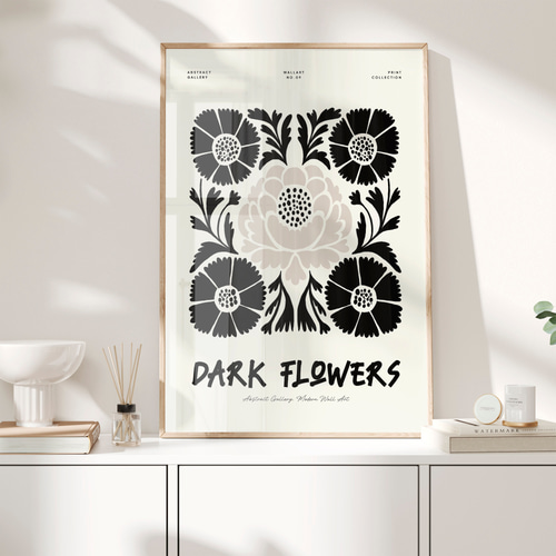 【限定商品】No.003 白と黒の花 スケッチ額装 | モダンでおしゃれなアート 61-HIQyNvNS._UF350,350_QL50_.jpg