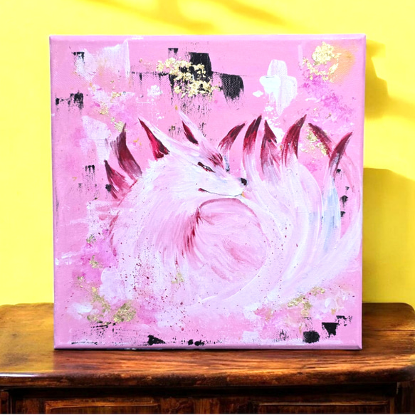 和風アクリル絵