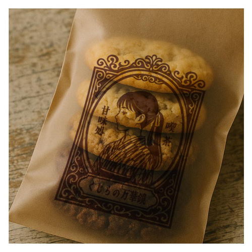 はんこ　オーダー　スタンプ　募集 QRコード入りデザインスタンプ 正方形トップスター オーダー