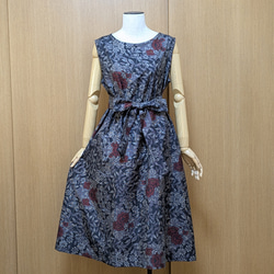 着物リメイク／ワンピース ★サイズL～LL 着物リメイク ワンピース 大島紬 L～L L - ZX-ZX-ZX'S GALLERY | minne