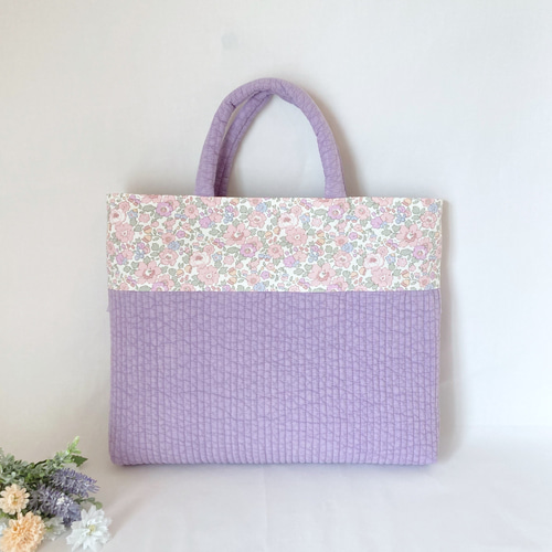 サイズオーダー可能】大人気のふんわりヌビキルティング×リバティ生地