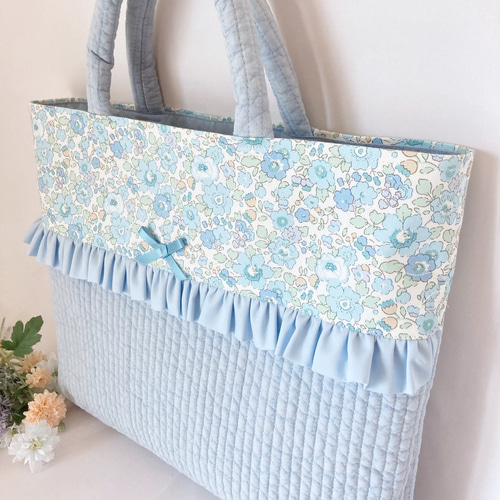 サイズオーダー可能】大人気のふんわりヌビキルティング×リバティ生地