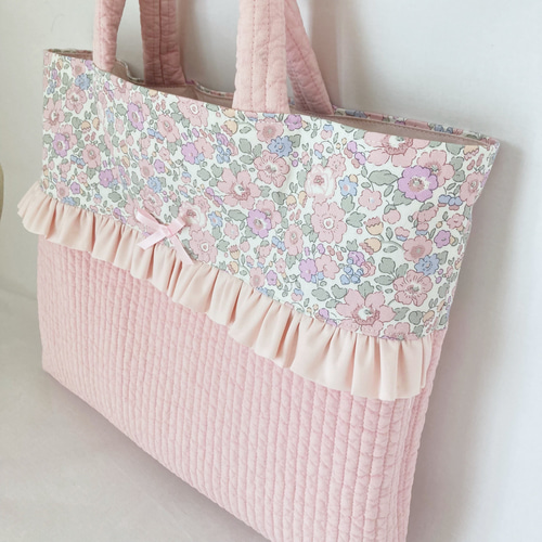 サイズオーダー可能】大人気のふんわりヌビキルティング×リバティ生地