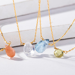 4種類から選べる】天然石ネックレス SV925 長さ調整可能◎全長45cm