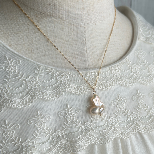 【ももページ】14kgfネックレス 14kgf】mini minamoネックレス（シルバー） | piii