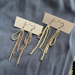 long beads pierce・earring 2枚目の画像