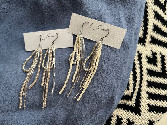 long beads pierce・earring 1枚目の画像