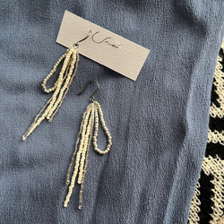 long beads pierce・earring 4枚目の画像