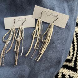 long beads pierce・earring 5枚目の画像