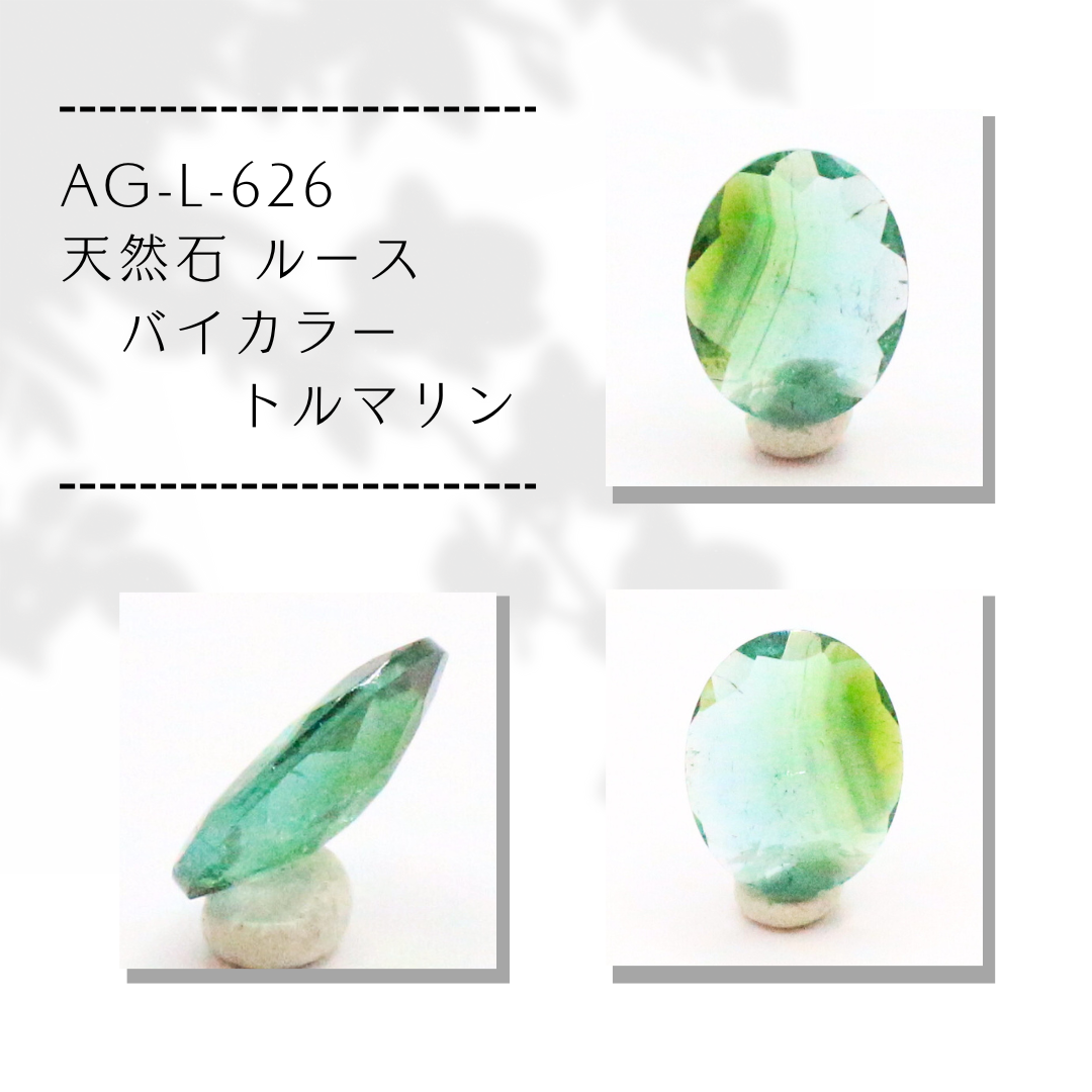 AG-L-626　天然石 ルース バイカラー トルマリン 28,600円