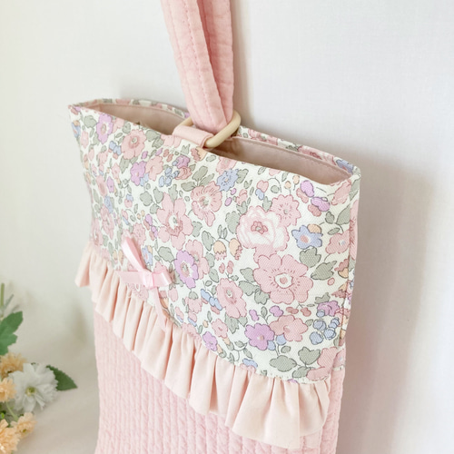 サイズオーダー可】大人気のヌビキルト×リバティ生地の通園・通学