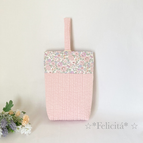 サイズオーダー可】大人気のヌビキルト×リバティ生地の通園・通学