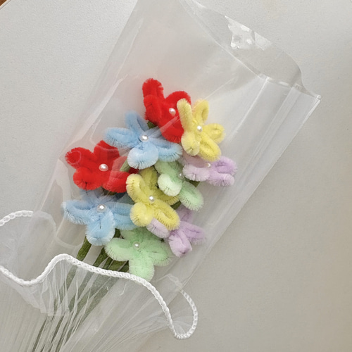 モールフラワー 花束 ブーケ ミニブーケ / パールフラワー(color mix